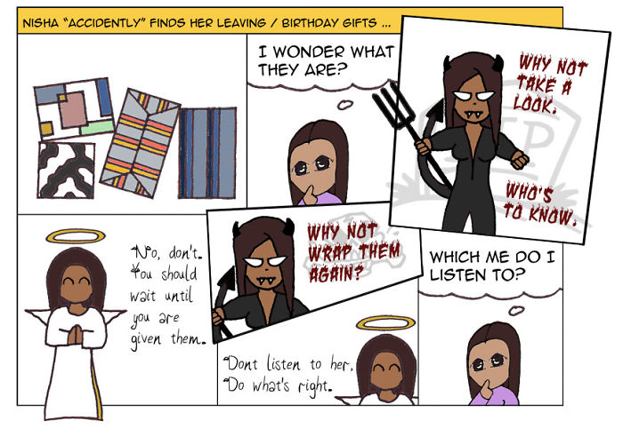 Bithday And Leaving Card