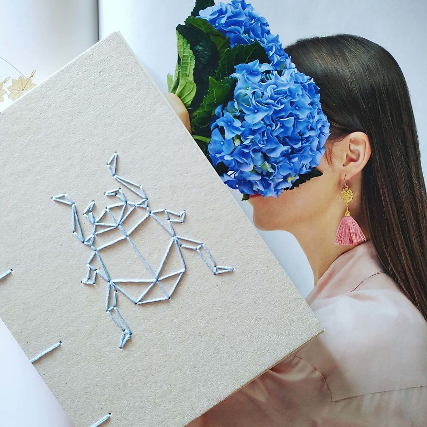 I Create Ecofriendly Handmade Notebooks With Woven Or Embroidered Covers