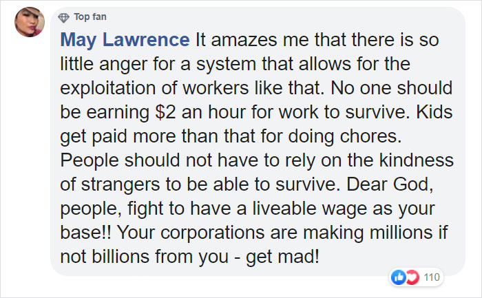 Mom Shares A TikTok Of Her $9.28 Paycheck After Working For 70 Hours As A Waitress