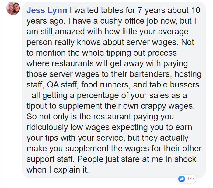 Mom Shares A TikTok Of Her $9.28 Paycheck After Working For 70 Hours As A Waitress Mom Shares A TikTok Of Her $9.28 Paycheck After Working For 70 Hours As A Waitress