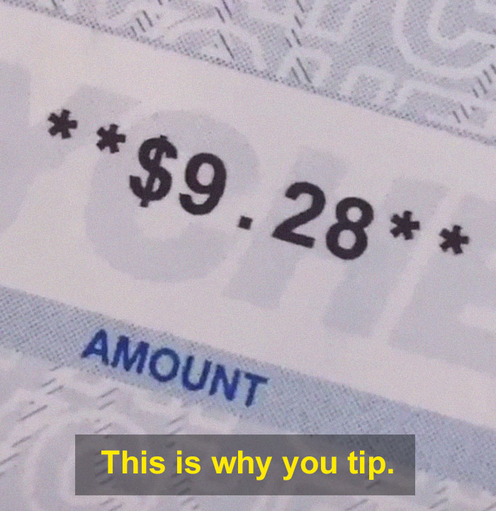 Mom Shares A TikTok Of Her $9.28 Paycheck After Working For 70 Hours As A Waitress