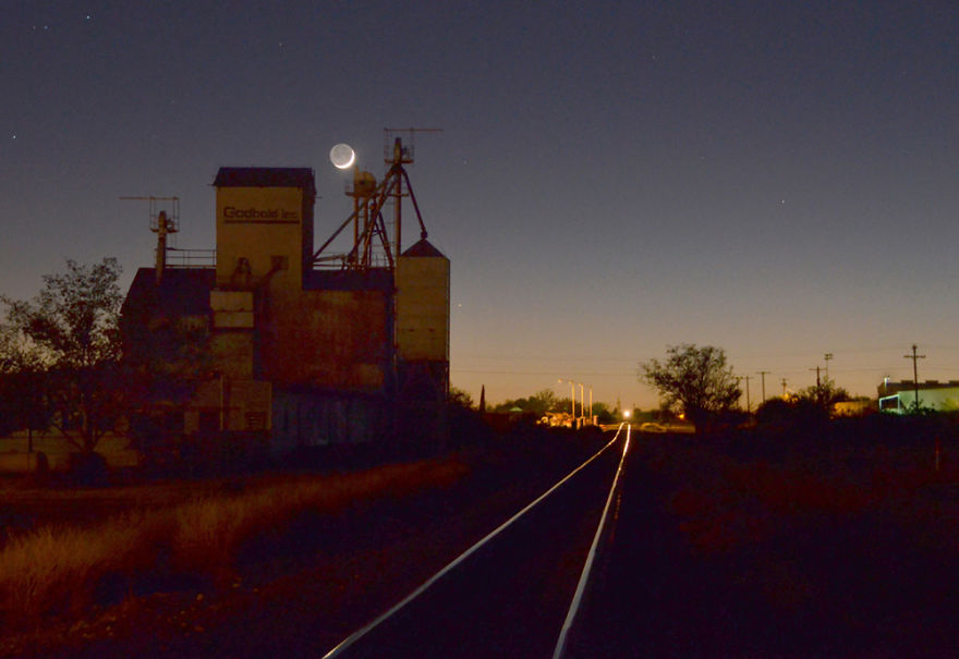 Moonrise, Marfa, Texas