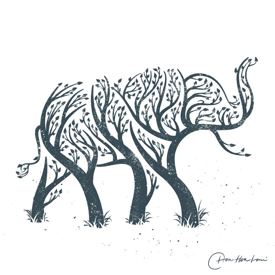 I Created A Tree Animal Illustrations To Help The Imagination Of Kids Run Wild I Created A Tree Animal Illustrations To Help The Imagination Of Kids Run Wild