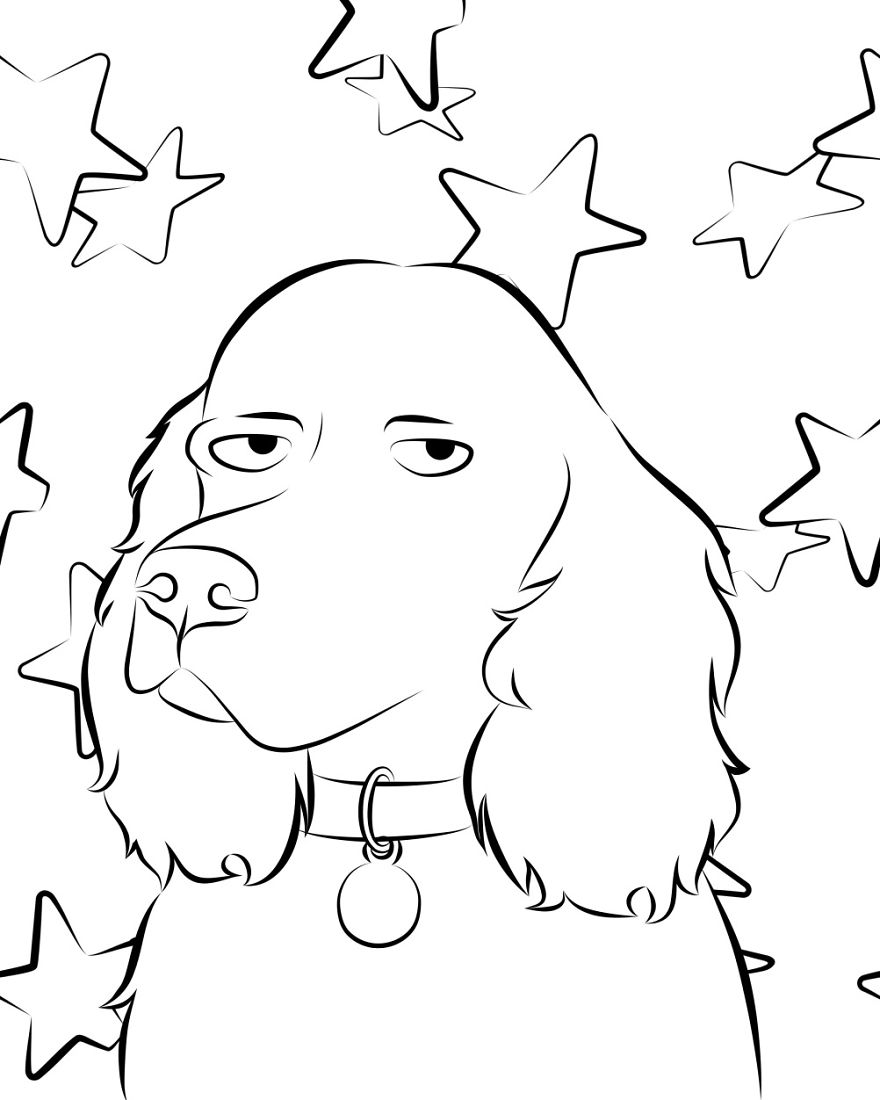 I Made A Coloring Book That Celebrates Derpy Dogs I Made A Coloring Book That Celebrates Derpy Dogs