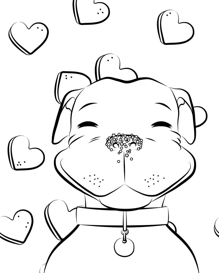 I Made A Coloring Book That Celebrates Derpy Dogs