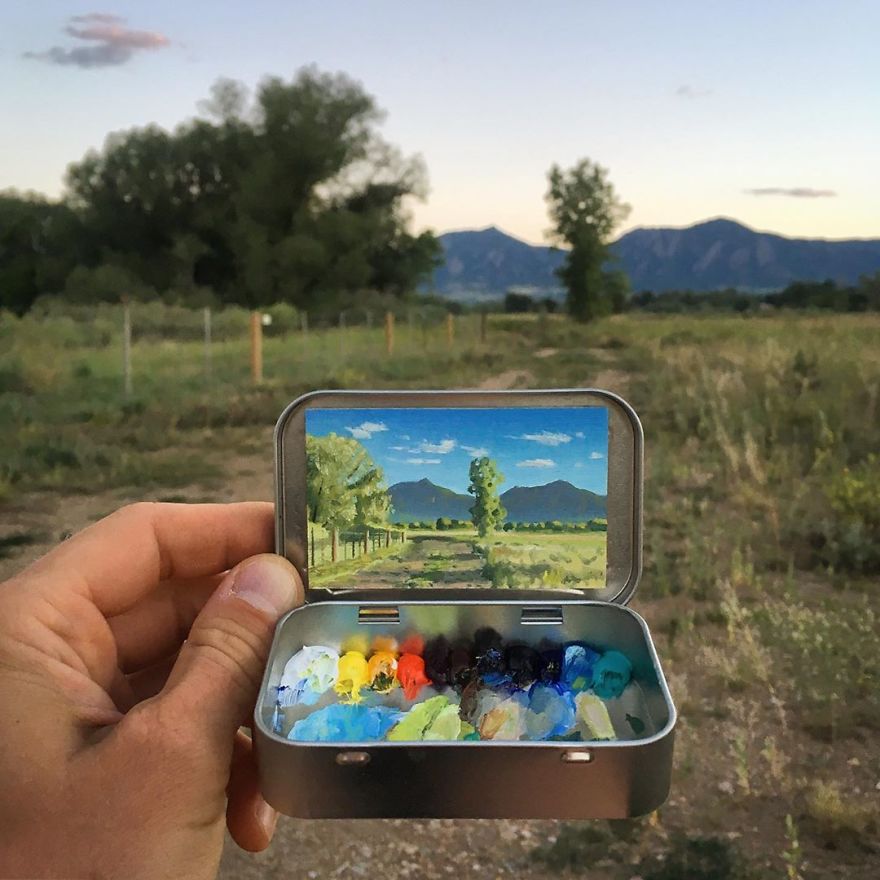 Artist Makes Amazing Mini Paintings In Cans Of Altoids