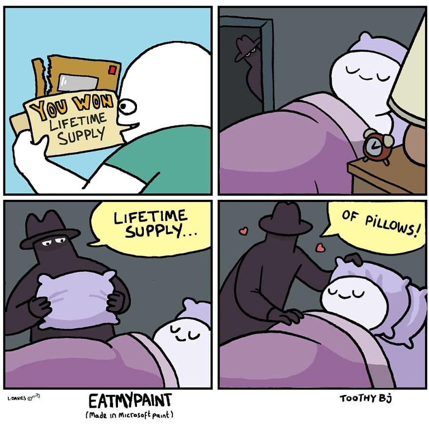 Artist Makes Black Humor In His Comics And More Than 81,000 Followers Are Addicted To Them