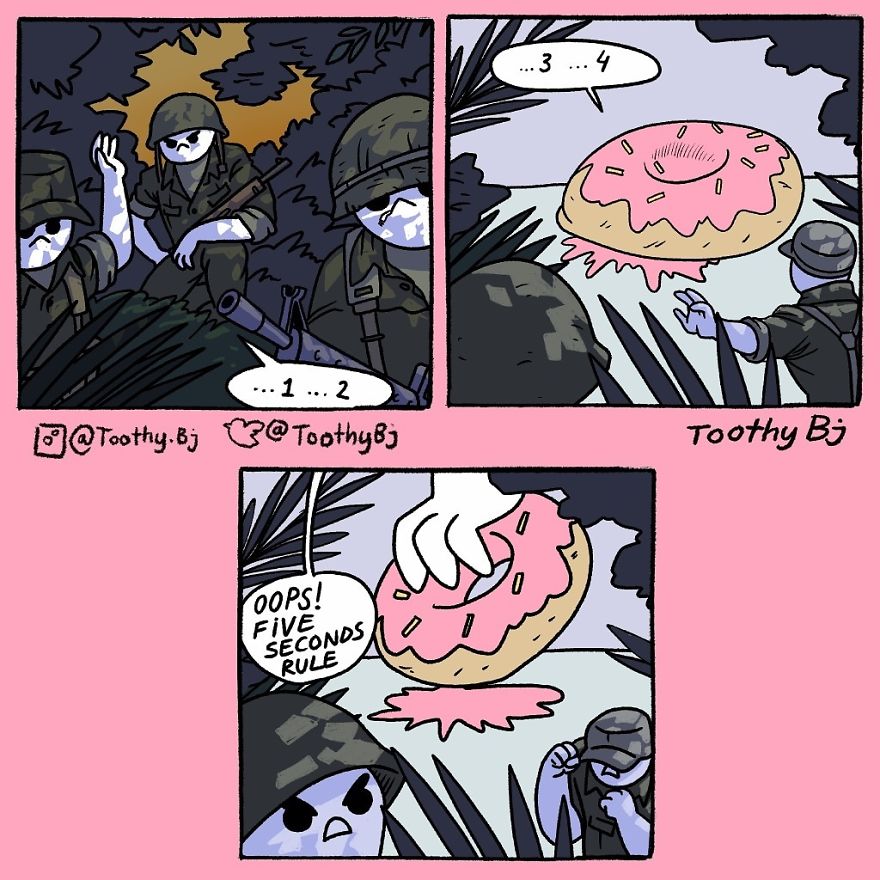 Artist Makes Black Humor In His Comics And More Than 81,000 Followers Are Addicted To Them