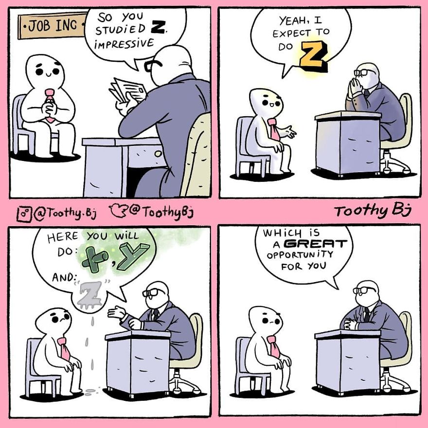 Artist Makes Black Humor In His Comics And More Than 81,000 Followers Are Addicted To Them