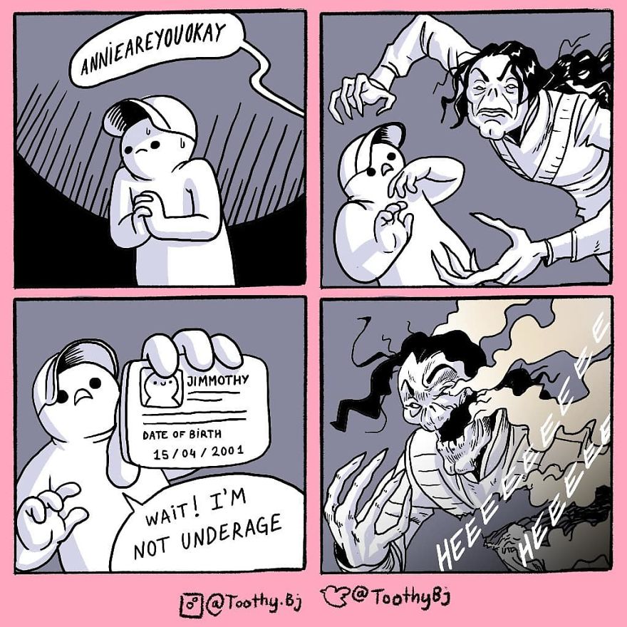 Artist Makes Black Humor In His Comics And More Than 81,000 Followers Are Addicted To Them