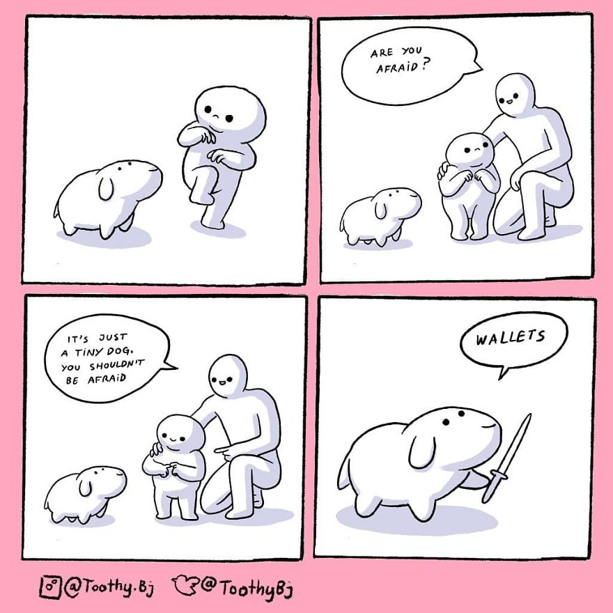 Artist Makes Black Humor In His Comics And More Than 81,000 Followers Are Addicted To Them