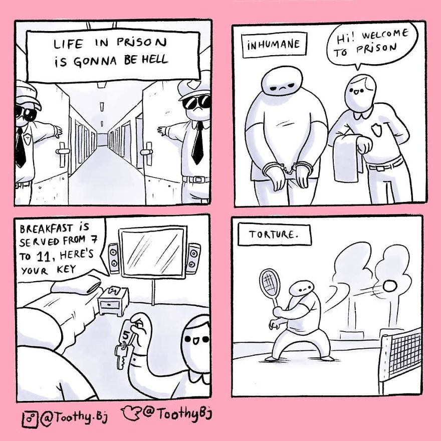 Artist Makes Black Humor In His Comics And More Than 81,000 Followers Are Addicted To Them