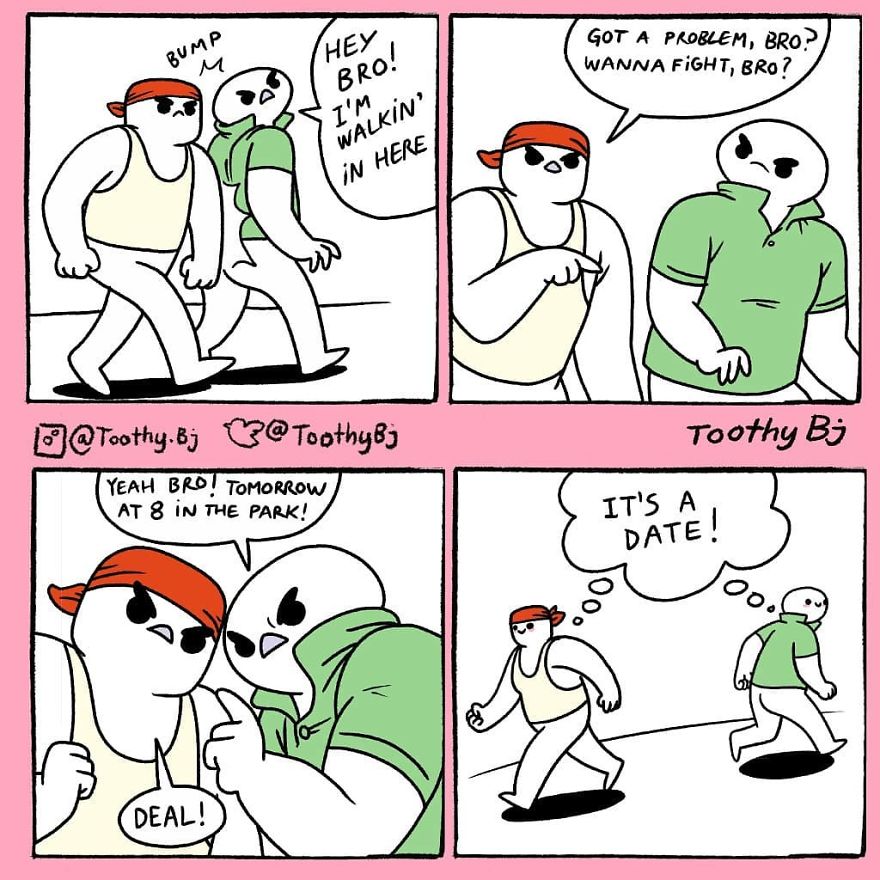 Artist Makes Black Humor In His Comics And More Than 81,000 Followers Are Addicted To Them