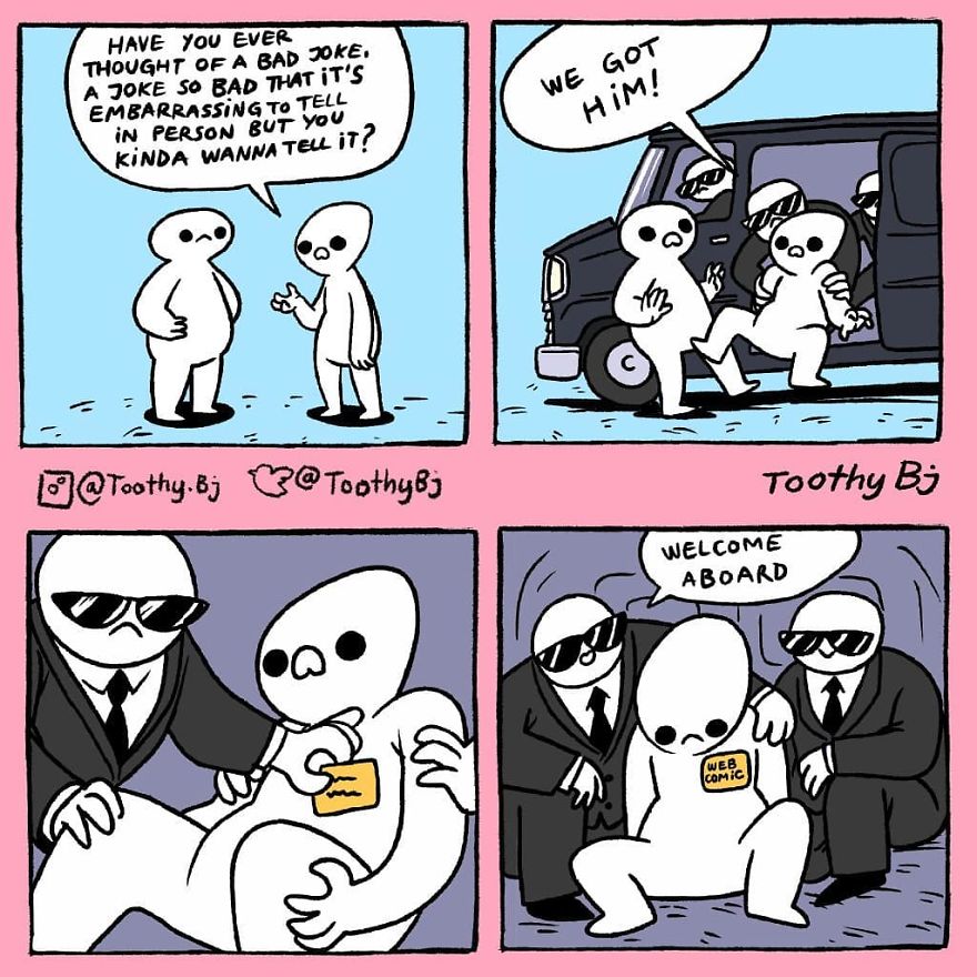 Artist Makes Black Humor In His Comics And More Than 81,000 Followers Are Addicted To Them