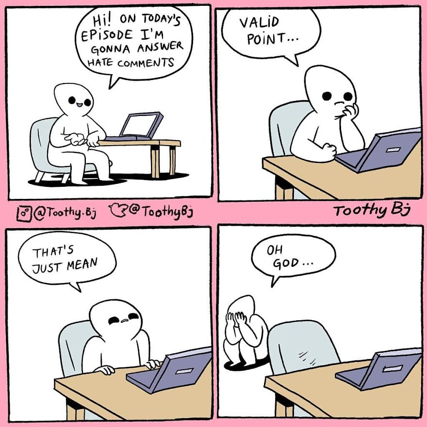 Artist Makes Black Humor In His Comics And More Than 81,000 Followers Are Addicted To Them