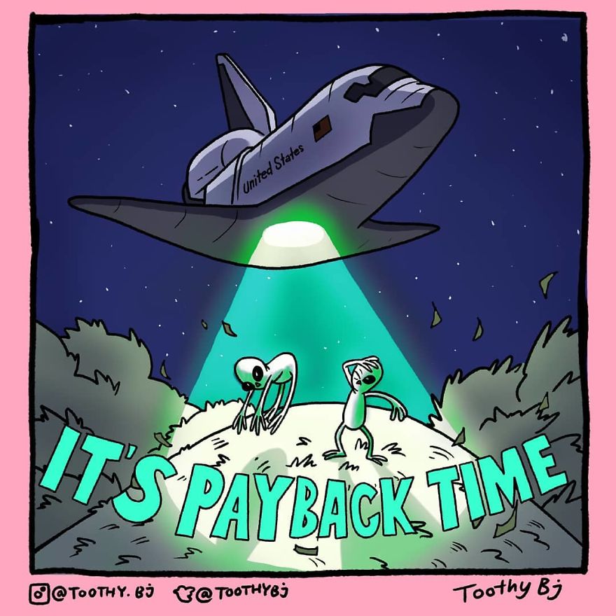 Artist Makes Black Humor In His Comics And More Than 81,000 Followers Are Addicted To Them