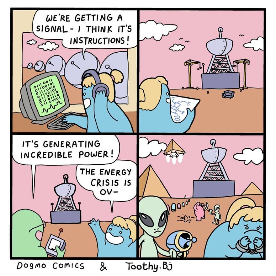 Artist Makes Black Humor In His Comics And More Than 81,000 Followers Are Addicted To Them