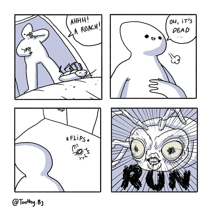 Artist Makes Black Humor In His Comics And More Than 81,000 Followers Are Addicted To Them