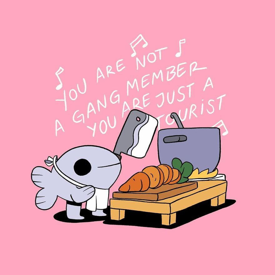 Artist Makes Black Humor In His Comics And More Than 81,000 Followers Are Addicted To Them