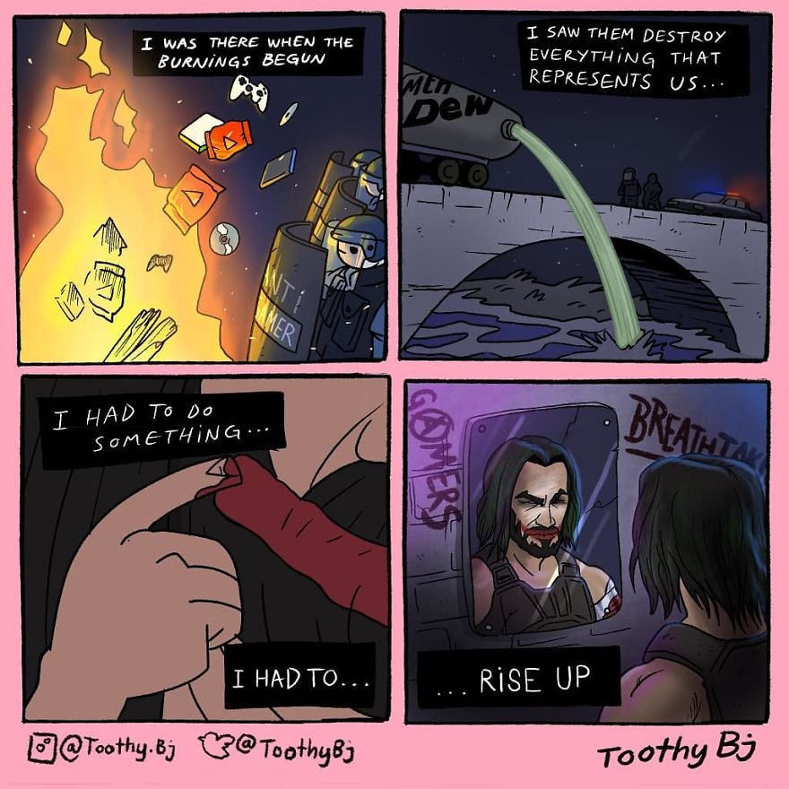 Artist Makes Black Humor In His Comics And More Than 81,000 Followers Are Addicted To Them