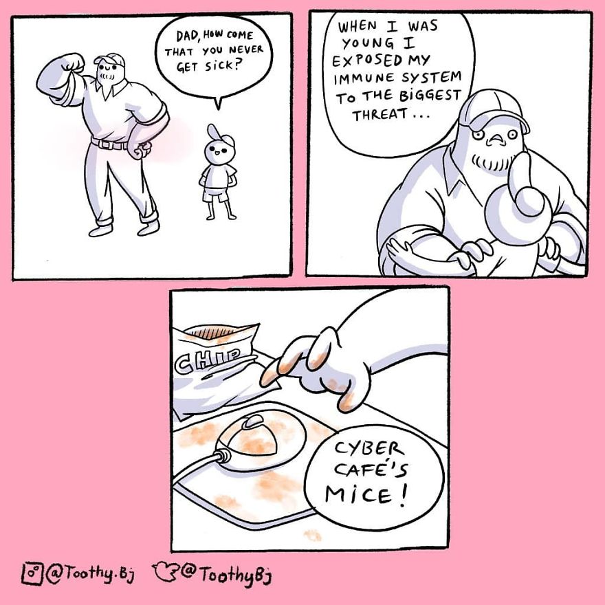 Artist Makes Black Humor In His Comics And More Than 81,000 Followers Are Addicted To Them