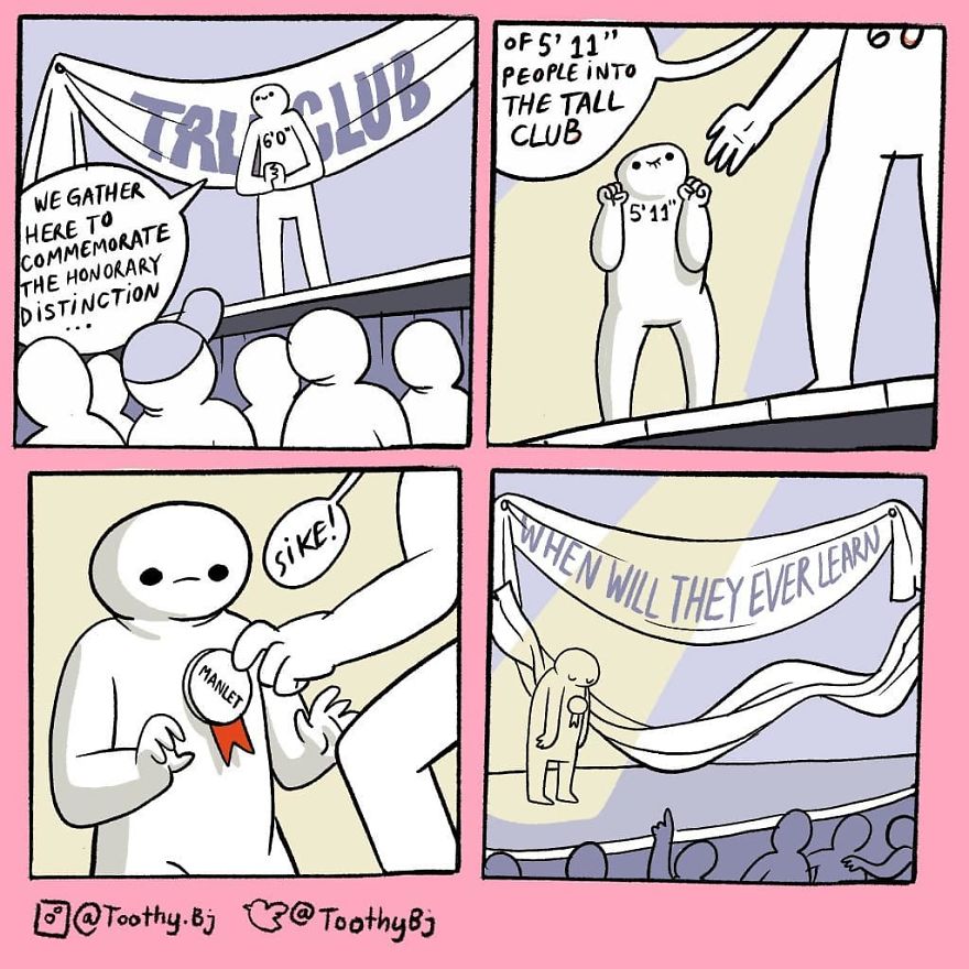 Artist Makes Black Humor In His Comics And More Than 81,000 Followers Are Addicted To Them