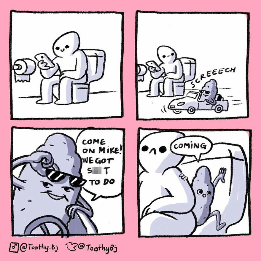 Artist Makes Black Humor In His Comics And More Than 81,000 Followers Are Addicted To Them