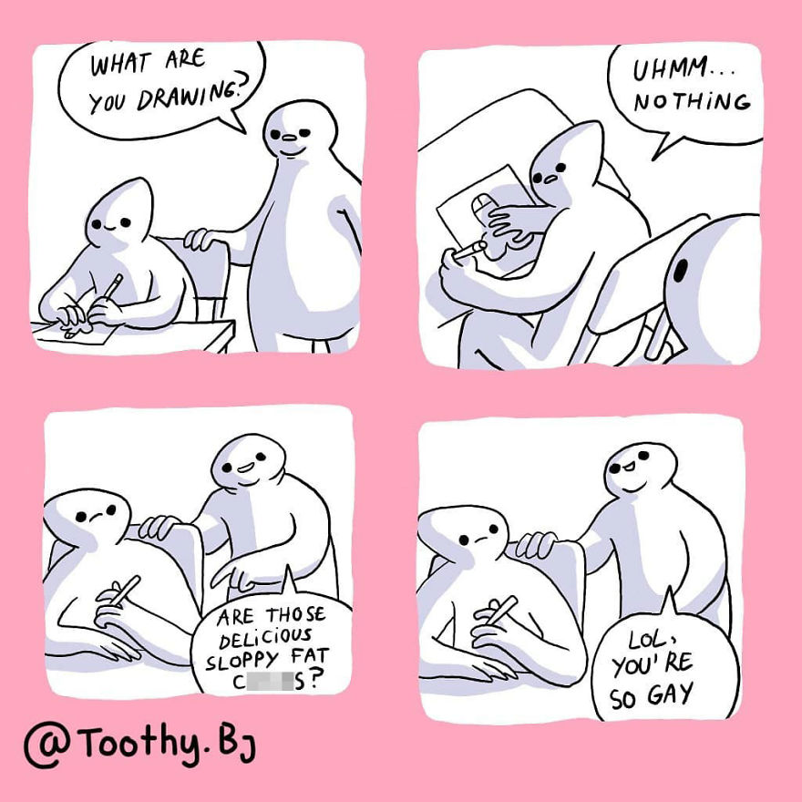 Artist Makes Black Humor In His Comics And More Than 81,000 Followers Are Addicted To Them