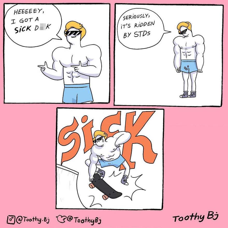 Artist Makes Black Humor In His Comics And More Than 81,000 Followers Are Addicted To Them