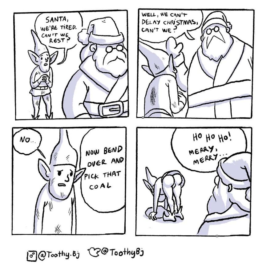 Artist Makes Black Humor In His Comics And More Than 81,000 Followers Are Addicted To Them