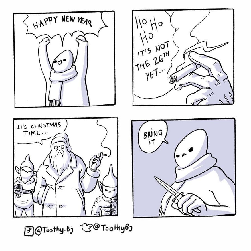 Artist Makes Black Humor In His Comics And More Than 81,000 Followers Are Addicted To Them