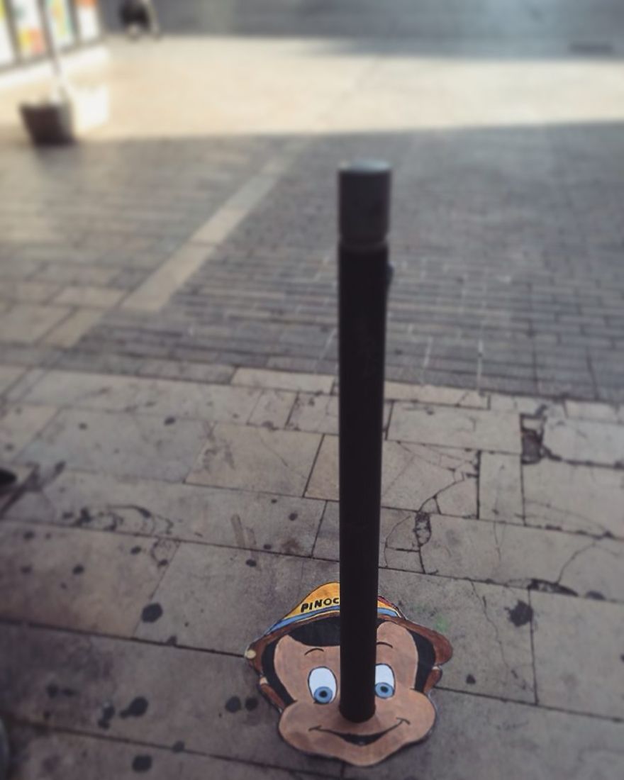 Artist Manages To Take The Boredom Out Of Common Spaces With Pop Culture Characters, Who Fit Perfectly With The Scene