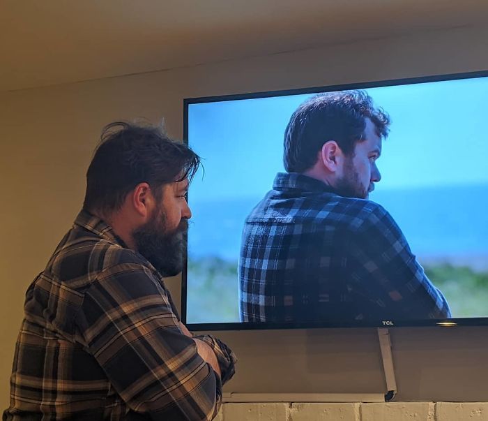 Nothing To See Here. Just A Man Watching TV
