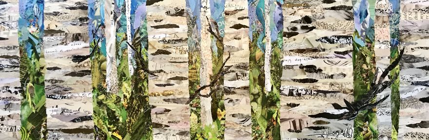 I Make Collages Out Of Recycled Magazines!