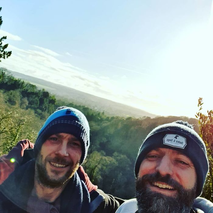 Guy Sets Up A Dog-Walking Group For Men Who Need A Companion To Open Up About Their Problems