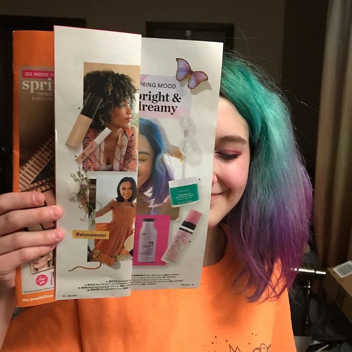 I Was Going Through My Ulta Catalog And My Daughter Was Super Excited To See Her Doppelgänger