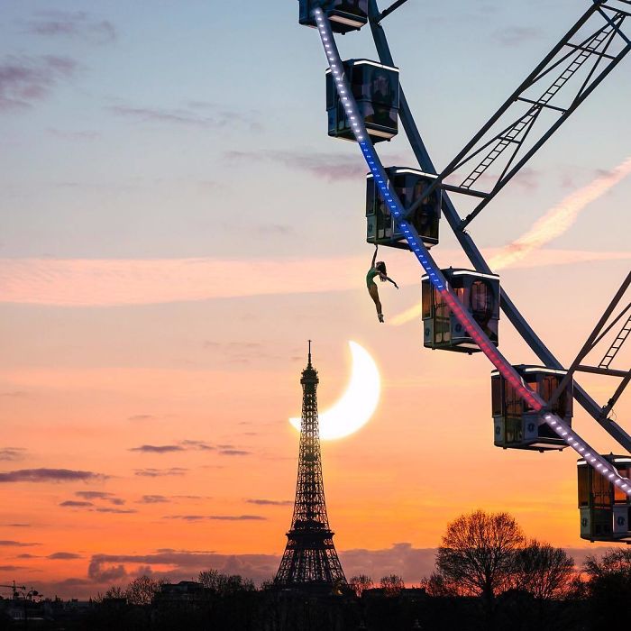 Who Would Enjoy This View Above Paris?