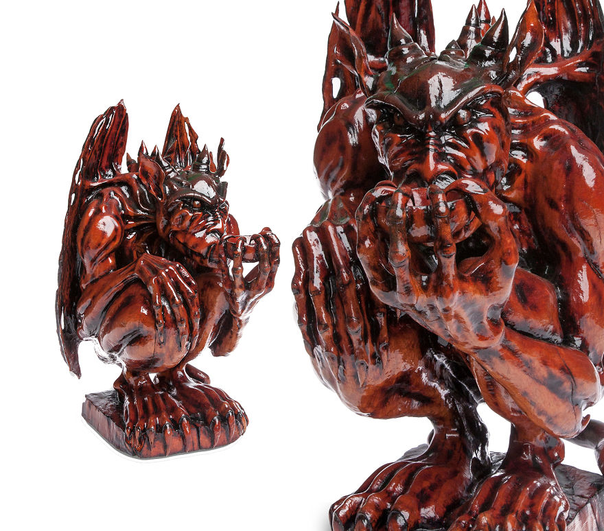 I Create Wooden Sculptures Using Chainsaws And Other Power Tools I Create Wooden Sculptures Using Chainsaws And Other Power Tools