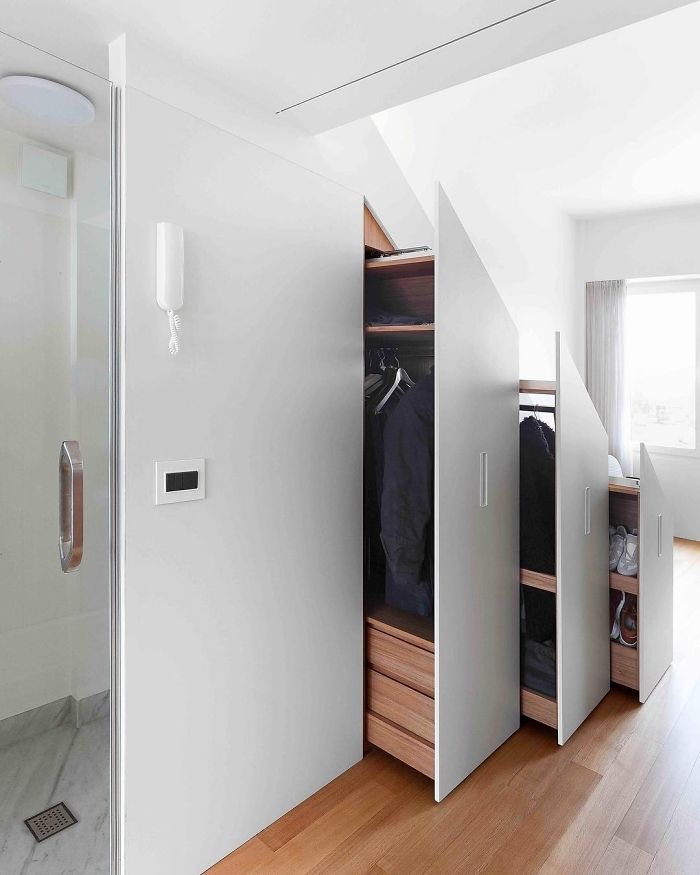 When You Want To Maximize The Space Under The Stairs