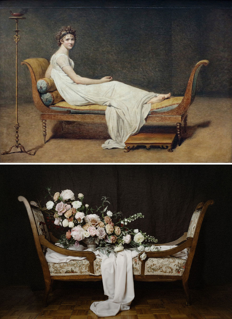 We Use Flowers To Recreate World-Famous Paintings (7 Pics) We Use Flowers To Recreate World-Famous Paintings (7 Pics)