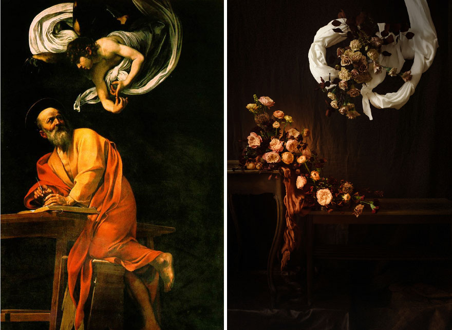 We Use Flowers To Recreate World-Famous Paintings (7 Pics) We Use Flowers To Recreate World-Famous Paintings (7 Pics)