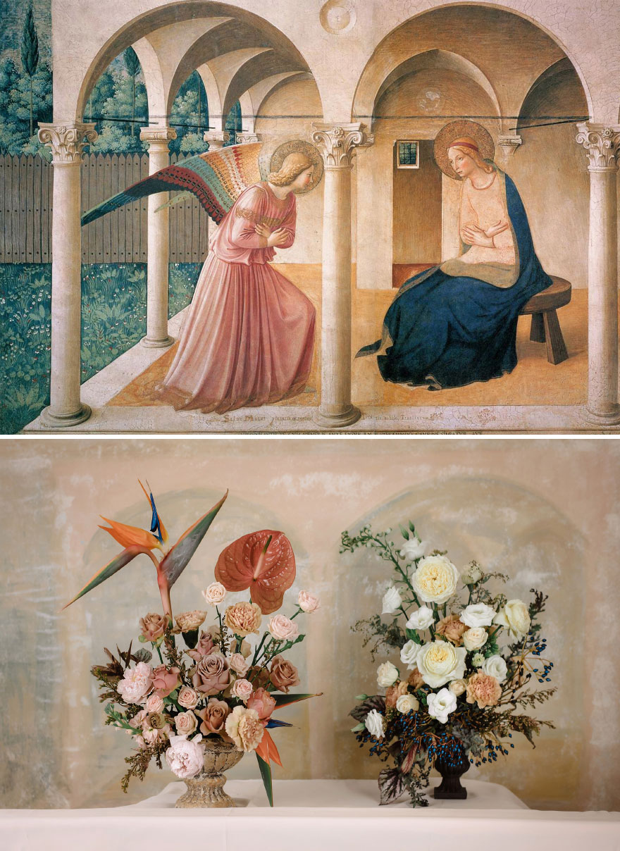 We Use Flowers To Recreate World-Famous Paintings (7 Pics) We Use Flowers To Recreate World-Famous Paintings (7 Pics)