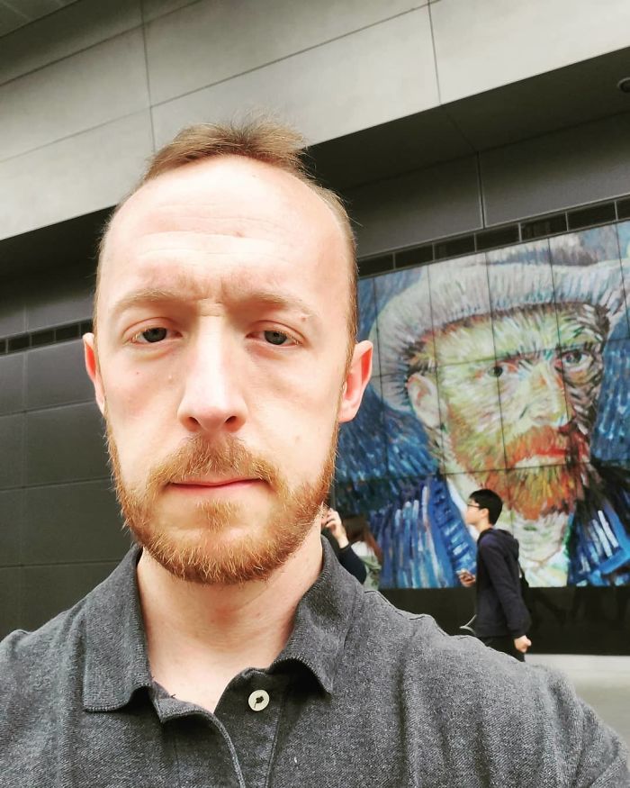 Amazing And Inspiring To See Firsthand Many Of Van Gogh's Work. I Also Realized That We Look Like We Could Be Related