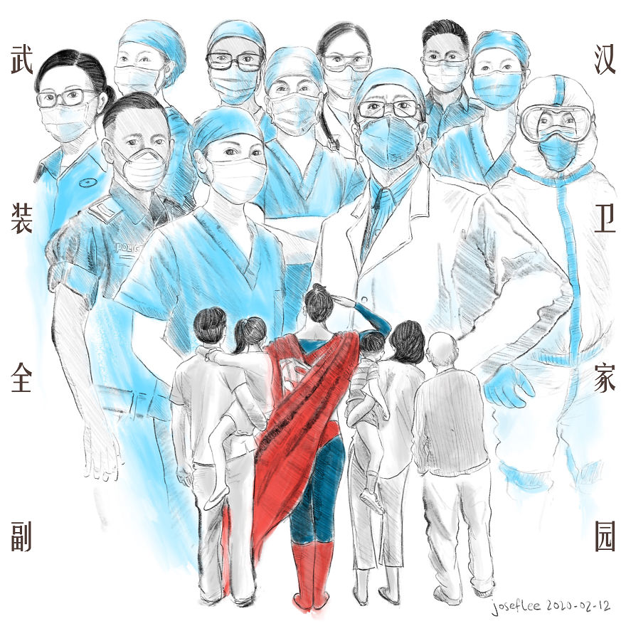 I Created This Series Of Comics And Artwork In Response To The Coronavirus Epidemic