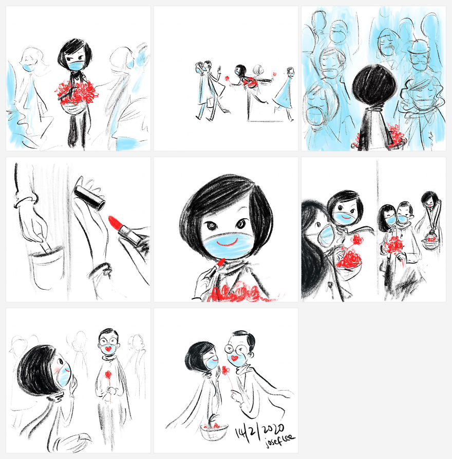 I Created This Series Of Comics And Artwork In Response To The Coronavirus Epidemic