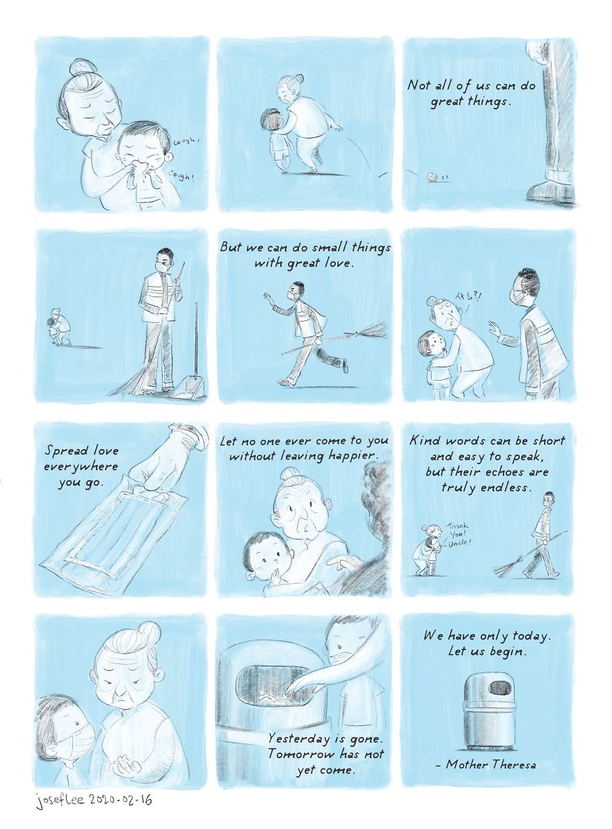 I Created This Series Of Comics And Artwork In Response To The Coronavirus Epidemic