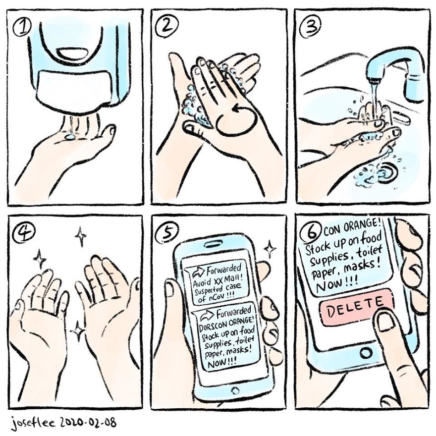 I Created This Series Of Comics And Artwork In Response To The Coronavirus Epidemic