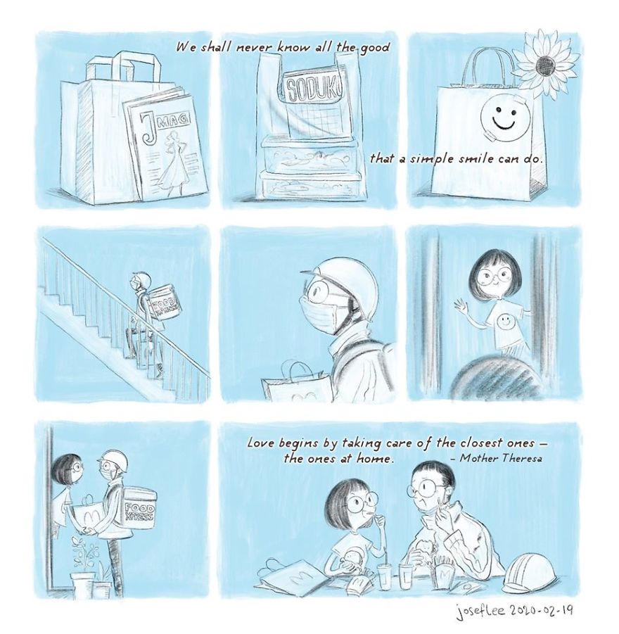 I Created This Series Of Comics And Artwork In Response To The Coronavirus Epidemic