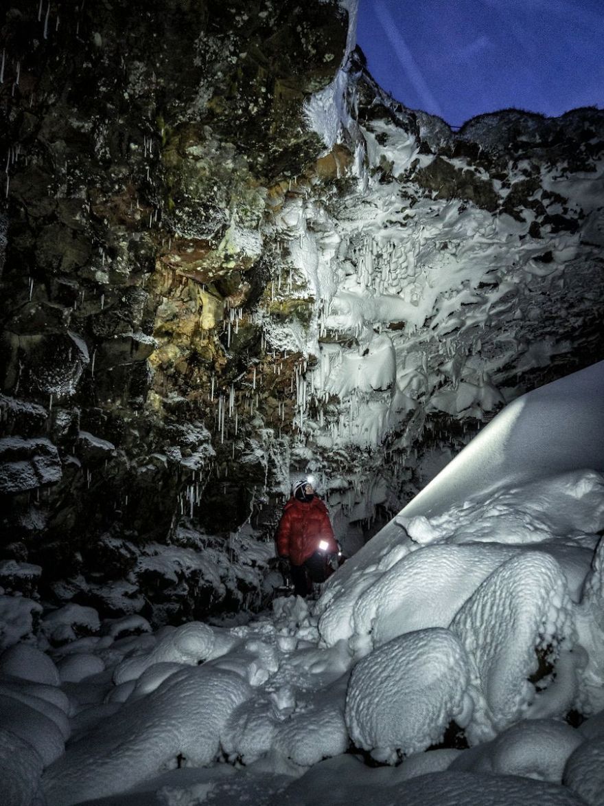 I Photographed Lava Tubes In Iceland After A Violent Snowstorm (12 Pics)