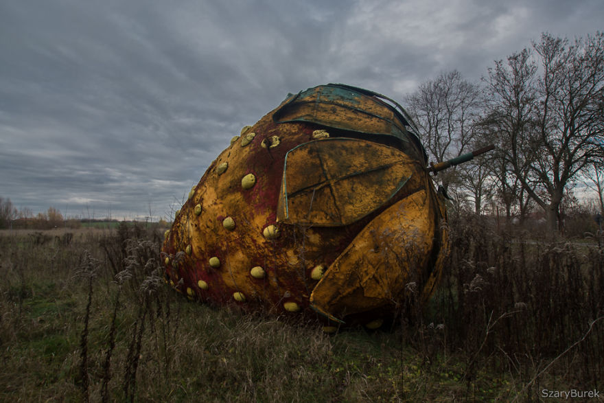 I Found A Large Abandoned Strawberry In Poland
